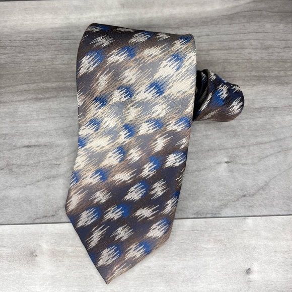 Vintage Wembley Abstract Blur Tie Mens 3.5”x58” Necktie Business Professional - Picture 1 of 7